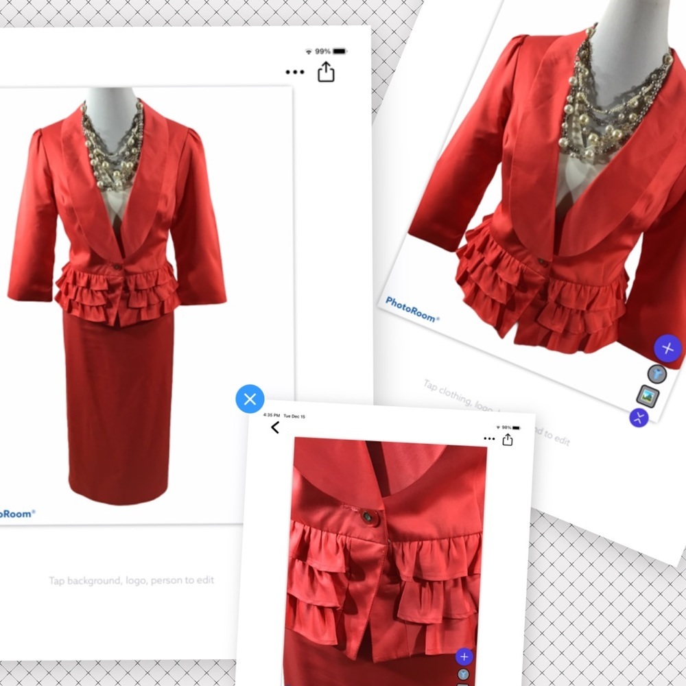 Nicolette coral 2pc maxi skirt set 14